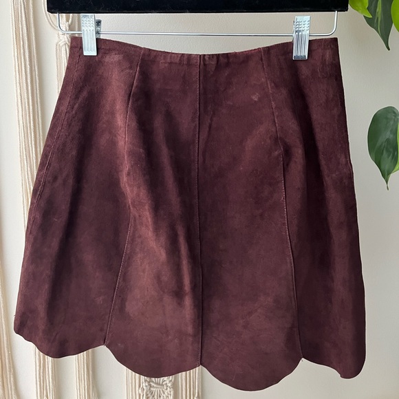 Beautiful genuine suede skirt - Picture 8 of 11